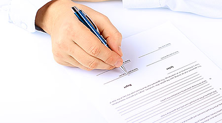 Contracts and welcoming the guests